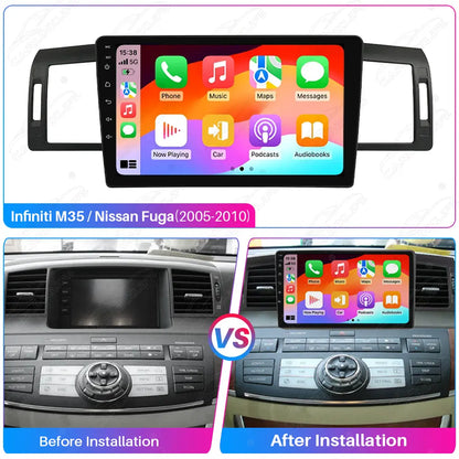 9 inch Android Car Radio For Infiniti M35 Nissan Fuga 2005-2010 Car Stereo CarPlay Multimedia Player
