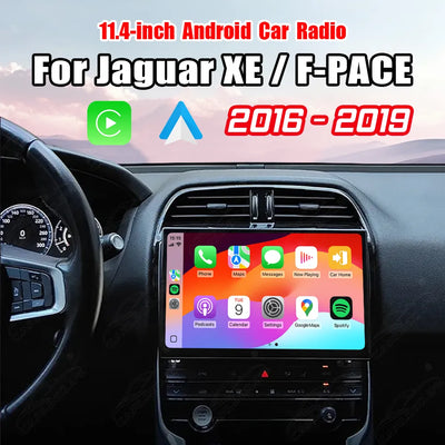 Jaguar XE (X760) & F-PACE (X761) 2016–2019 11.4" Android Car Stereo Upgrade | Wireless Apple CarPlay & Android Auto