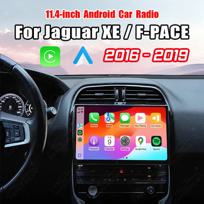 Jaguar XE (X760) & F-PACE (X761) 2016–2019 11.4" Android Car Stereo Upgrade | Wireless Apple CarPlay & Android Auto