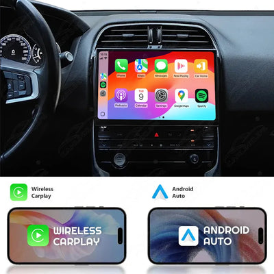 Jaguar XE (X760) & F-PACE (X761) 2016–2019 11.4" Android Car Stereo Upgrade | Wireless Apple CarPlay & Android Auto