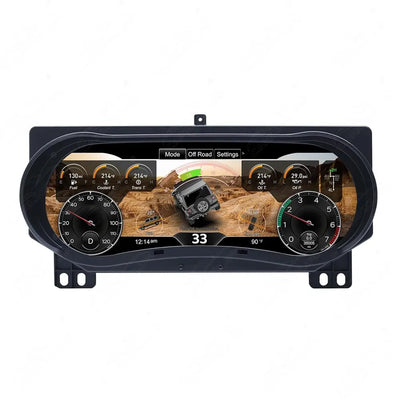 12.3" LCD Digital Cluster For Jeep Wrangler JK JL 2007-2023 Linux Dashboard Gauge Cluster