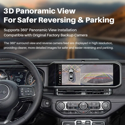 Jeep Wrangler JL (2018-2023) 15" Android Car Screen Upgrade with Wireless CarPlay & Android Auto | OEM Style Car Stereo