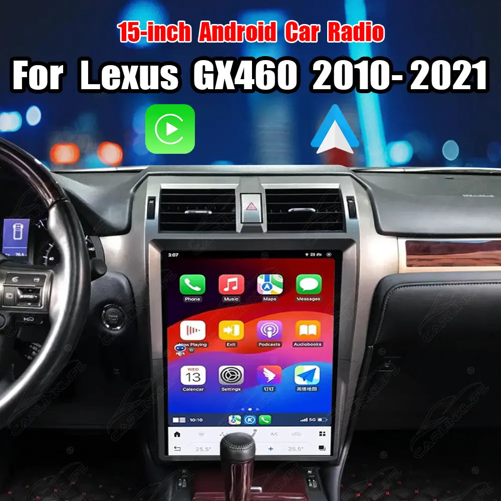 Lexus GX460 2010-2021 Tesla-Style Car Radio CarPlay Multimedia Player