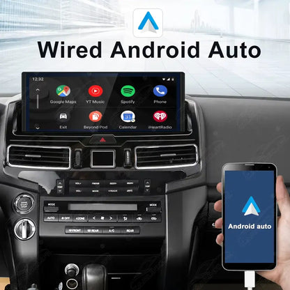 12.3 inch Android Car Radio for Toyota Land Cruiser 200 LC200 2007-2021 Car Stereo CarPlay Multimedia Player