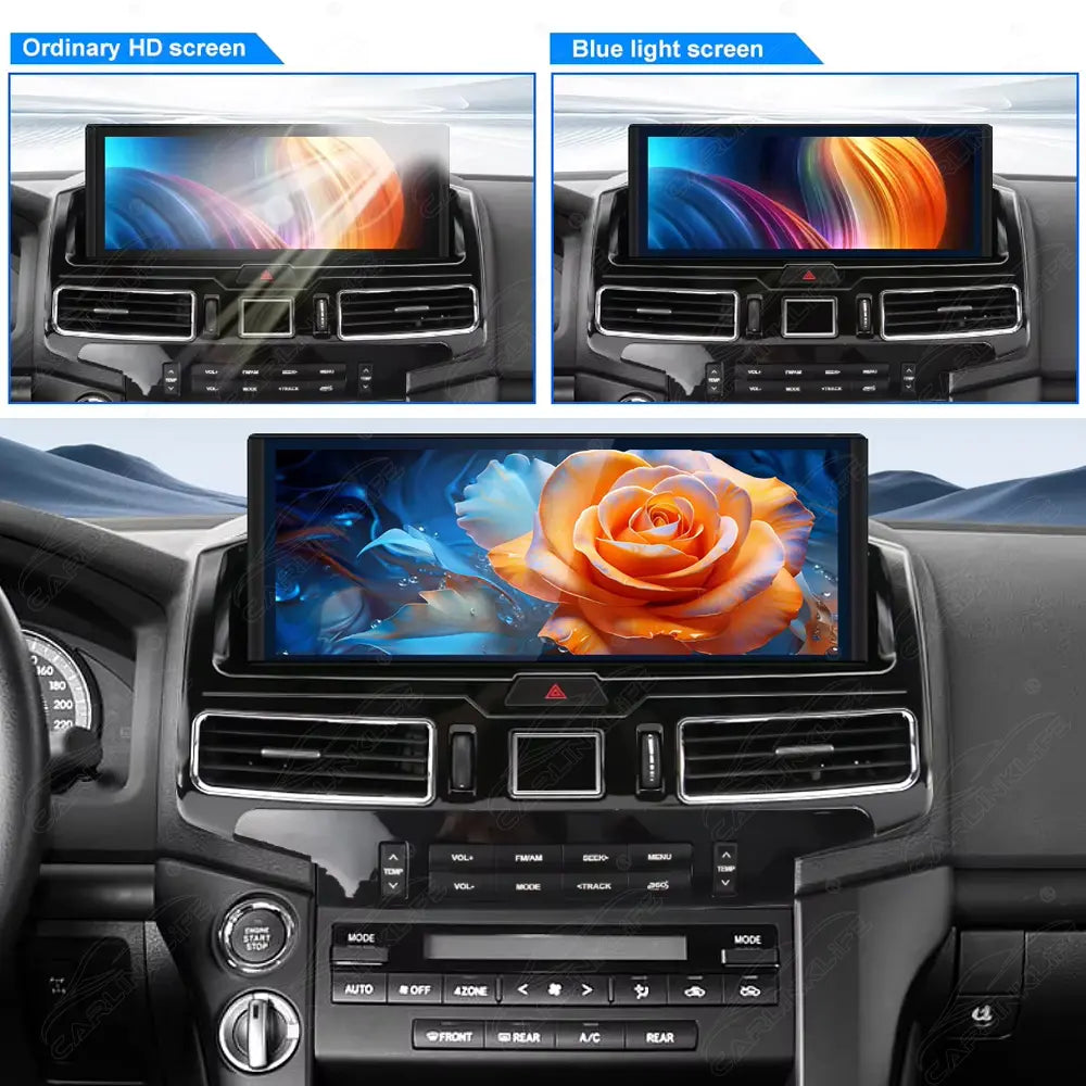12.3 inch Android Car Radio for Toyota Land Cruiser 200 LC200 2007-2021 Car Stereo CarPlay Multimedia Player