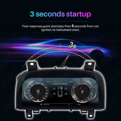 12.3" LCD Digital Cluster For Land Rover Discovery 4 LR4 2009-2016 / Range Rover Sport 2010-2013 Linux Dashboard Gauge Cluster