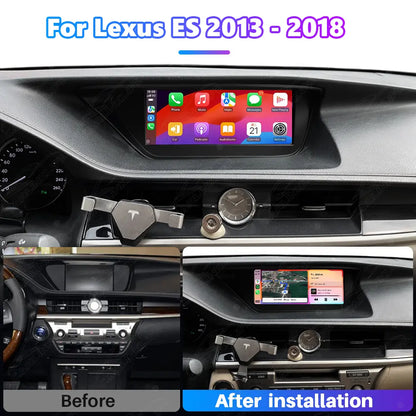 10.25 Inch Linux Touch Screen For Lexus ES 2013-2018 Wireless Carplay Android Auto Car Radio