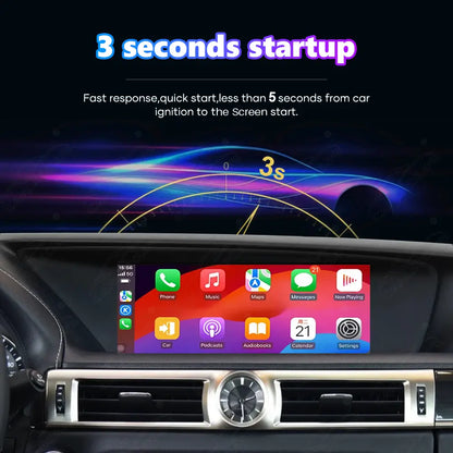 12.3 Inch Linux Touch Screen For Lexus GS 2012-2020 Wireless Carplay A ...