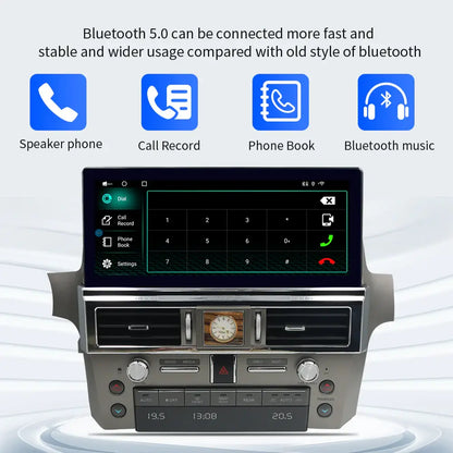 12.3inch Android Car Radio For Lexus GX460 2010-2021 Car Stereo CarPlay Multimedia Player