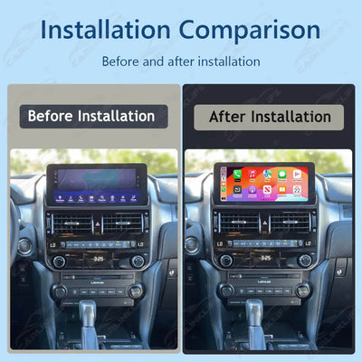 Android 13.0 Multimedia Interface for Lexus GX460 2022-2023 with Youtube, Google Play