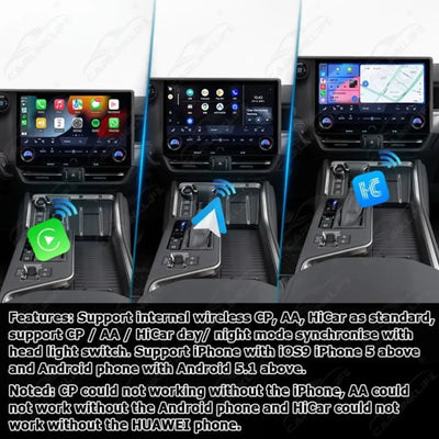 Android 13.0 Multimedia Interface for Lexus GX550 with Youtube, Google Play