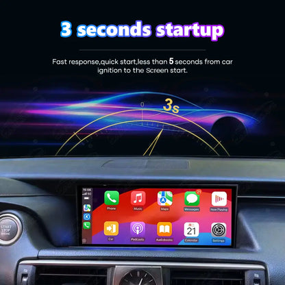 10.25 Inch Linux Touch Screen For Lexus IS / RC 2013-2019 Wireless Carplay Android Auto Car Radio