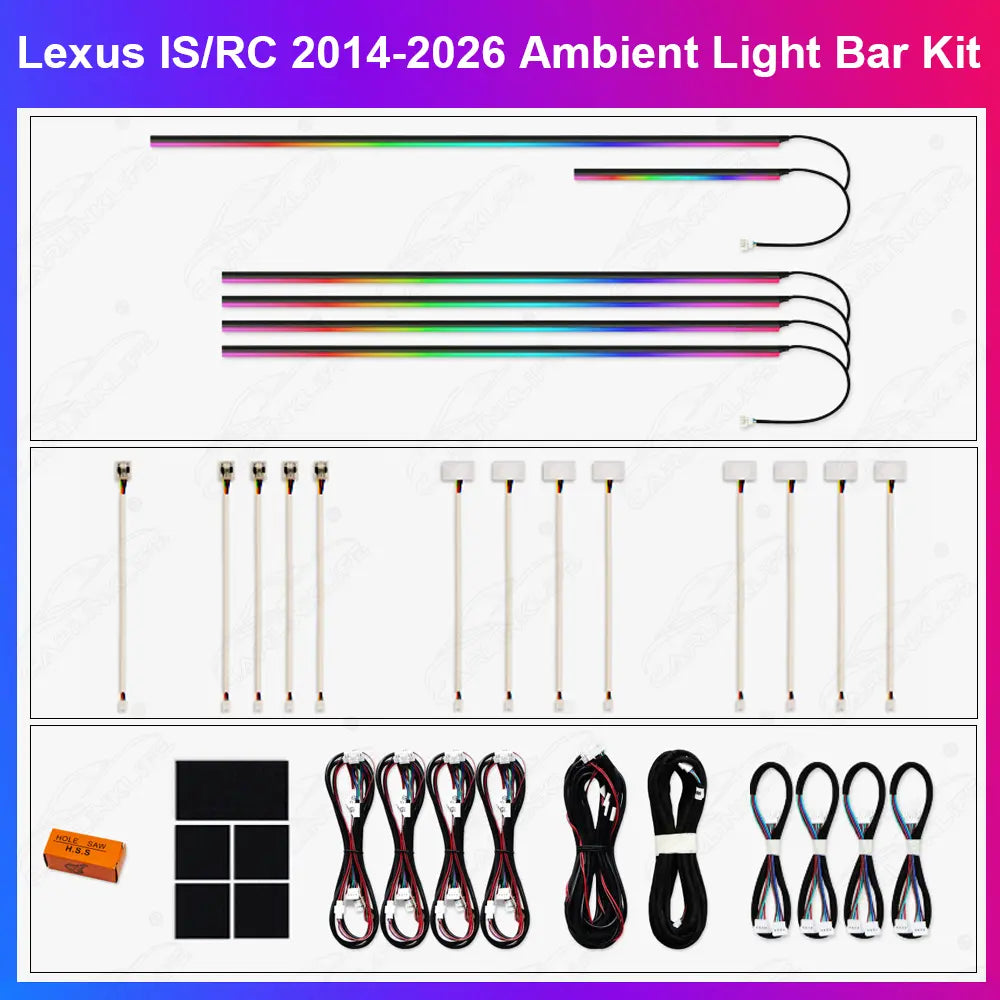 Lexus IS / RC 2014-2026 Ambient Light Bar Kit