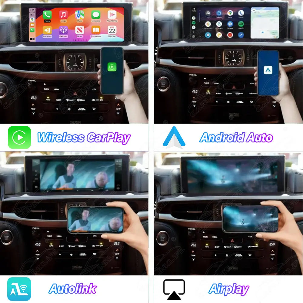 12.3'' Android Car Radio for Lexus LX570 2016-2021 Car Stereo CarPlay Multimedia Player