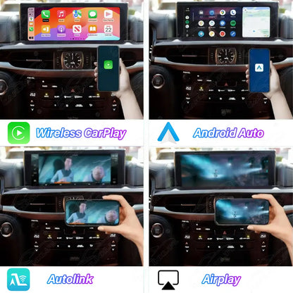 12.3'' Android Car Radio for Lexus LX570 2016-2021 Car Stereo CarPlay Multimedia Player