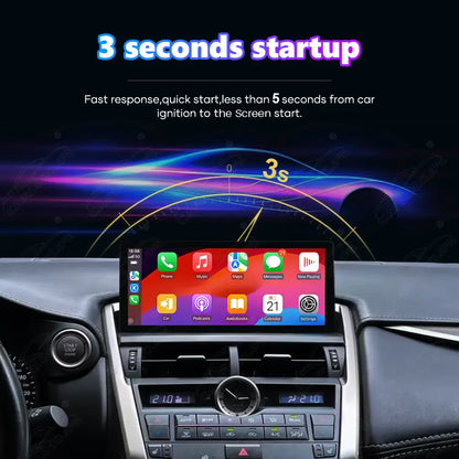 10.25 Inch Linux Touch Screen For Lexus NX 2015-2020 Wireless Carplay Android Auto Car Radio