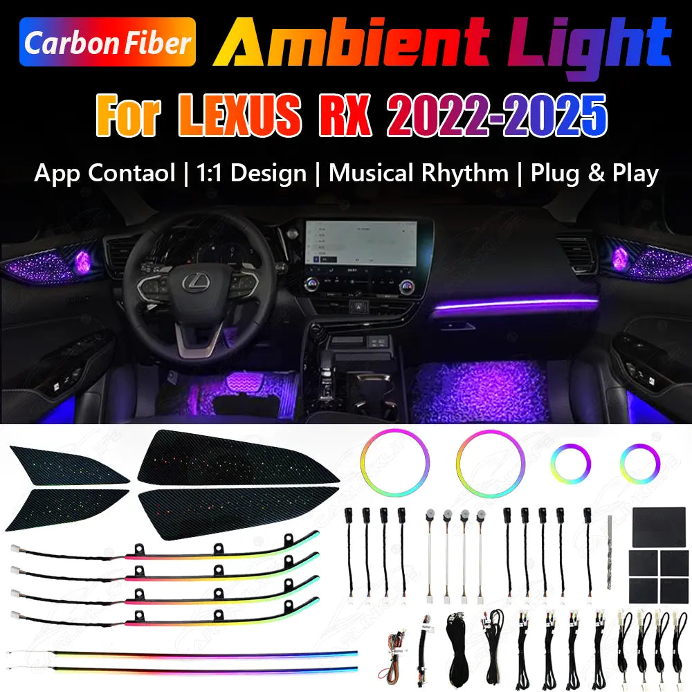 Lexus NX 2022-2025 Ambient Light Kits