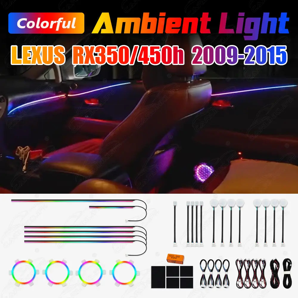 Lexus RX350 / RX450h 2009–2015 Ambient Light Bar Kit