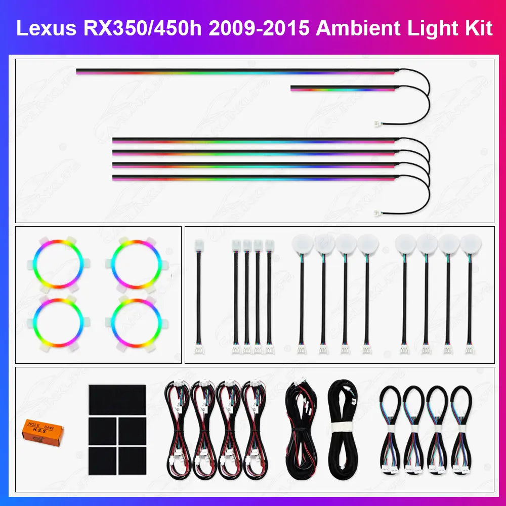 Lexus RX350 / RX450h 2009–2015 Ambient Light Bar Kit