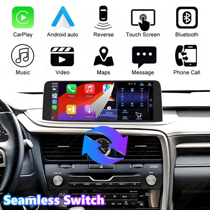 12.3 Inch Linux Touch Screen For Lexus RX 2020-2021 Wireless Carplay Android Auto Car Radio