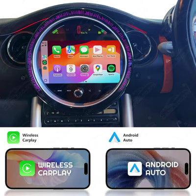 MINI Cooper & Cooper S (2003–2007) 9" Android Car Screen Upgrade with Wireless CarPlay & Android Auto