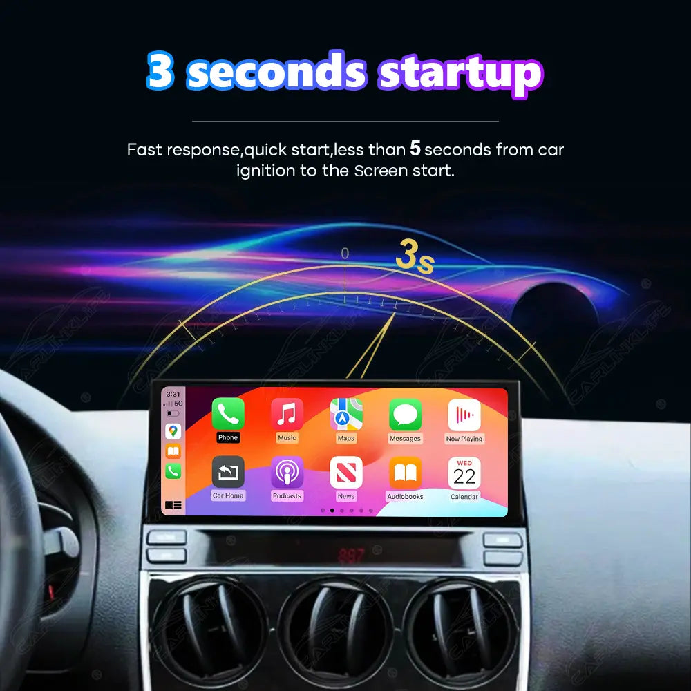 Mazda 6 (2004–2015) 10.25" Linux Wireless CarPlay & Android Auto Screen Upgrade