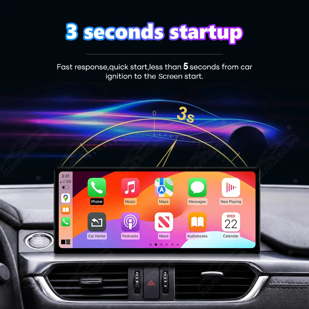 Mazda 6 (2014–2021) 10.25" Linux Wireless CarPlay & Android Auto Screen Upgrade