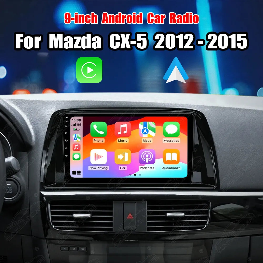 Mazda CX-5 (2012–2015) 9" Android Car Stereo Upgrade | Wireless Apple CarPlay & Android Auto