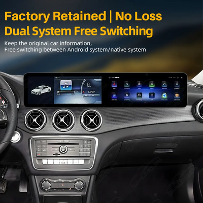 Mercedes-Benz A-Class/CLA/GLA W176/C117/X117/X156 (2013–2019) 24.6" Dual Screen Android Upgrade | Wireless CarPlay & Android Auto | Retains OEM System