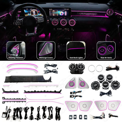 Mercedes-Benz A-Class W177 & CLA-Class C118 (2019–2023) Ambient Lighting Kit