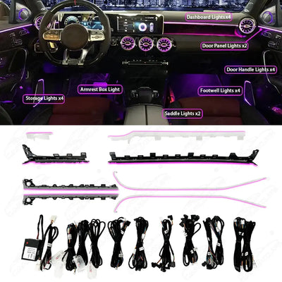 Mercedes-Benz A-Class W177 & CLA-Class C118 (2019–2023) Ambient Lighting Kit