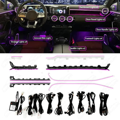 Mercedes-Benz A-Class W177 & CLA-Class C118 (2019–2023) Ambient Lighting Kit