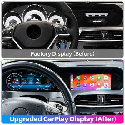 Mercedes-Benz C-Class W204 (2011–2014) 24.6" Digital Cluster & Linux Screen Upgrade | Wireless CarPlay & Android Auto