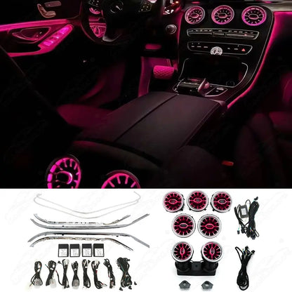 Mercedes-Benz C-Class W205 & GLC X253 (2015–2022) Ambient Lighting Kit