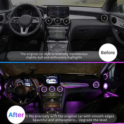 Mercedes-Benz C-Class W205 & GLC X253 (2015–2022) Ambient Lighting Kit