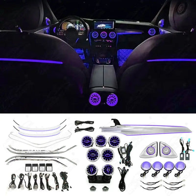 Mercedes-Benz C-Class W205 & GLC X253 (2015–2022) Ambient Lighting Kit