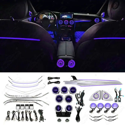 Mercedes-Benz C-Class W205 & GLC X253 (2015–2022) Ambient Lighting Kit