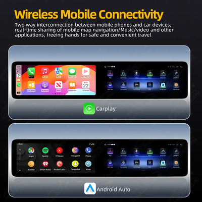 Mercedes-Benz A-Class/CLA/GLA W176/C117/X117/X156 (2013–2019) 24.6" Dual Screen Android Upgrade | Wireless CarPlay & Android Auto | Retains OEM System