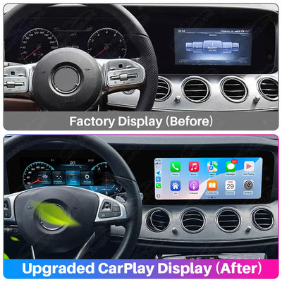 Mercedes-Benz E-Class W213 (2016–2020) 24.6" Digital Cluster & Linux Screen Upgrade | Wireless CarPlay & Android Auto | Analog Cluster Only