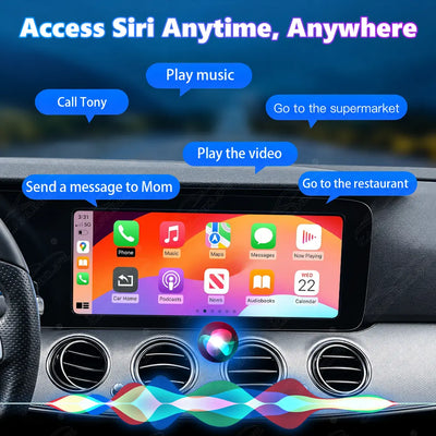 Mercedes-Benz E-Class W213 (2016–2020) 12.3" Linux Screen Upgrade | Wireless CarPlay & Android Auto | Analog Cluster Only