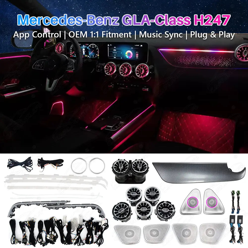 Mercedes-Benz GLA-Class H247 Ambient Lighting Kit