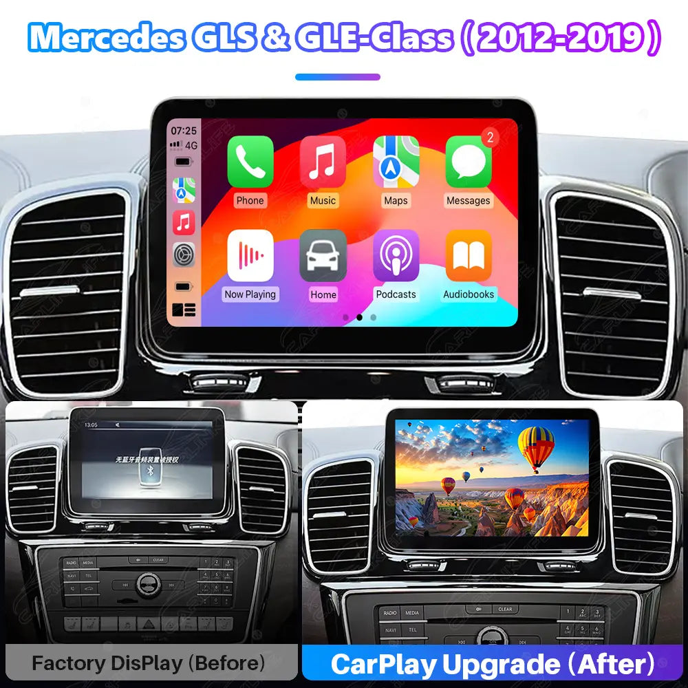 Mercedes-Benz GL / GLS-Class X166 (2013–2019) & ML / GLE-Class W166 (2012–2018) 8.4" Linux Screen Upgrade | Wireless CarPlay & Android Auto