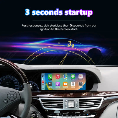 Mercedes-Benz S-Class W221 & CL-Class C216 (2006–2012) 10.25" Linux Screen Upgrade | Wireless CarPlay & Android Auto
