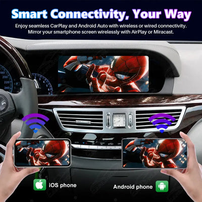 Mercedes-Benz S-Class W221 & CL-Class C216 (2006–2012) 10.25" Linux Screen Upgrade | Wireless CarPlay & Android Auto