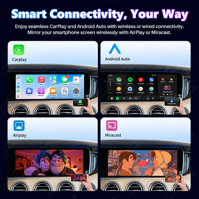 Mercedes-Benz S-Class W222 (2014–2017) 12.3" Linux Screen Upgrade | Wireless CarPlay & Android Auto | OEM Instrument Cluster Retained