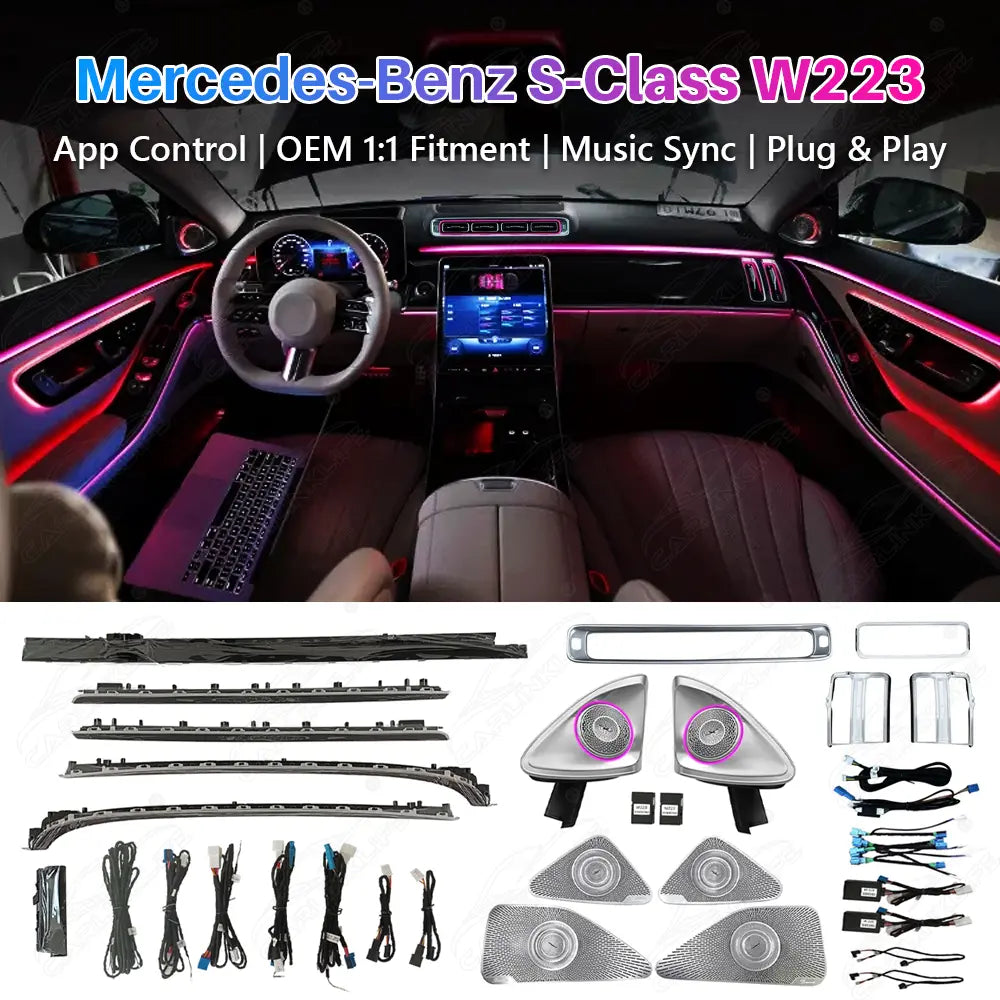 Mercedes-Benz S-Class W223 Ambient Lighting Kit