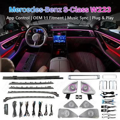 Mercedes-Benz S-Class W223 Ambient Lighting Kit