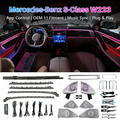 Mercedes-Benz S-Class W223 Ambient Lighting Kit