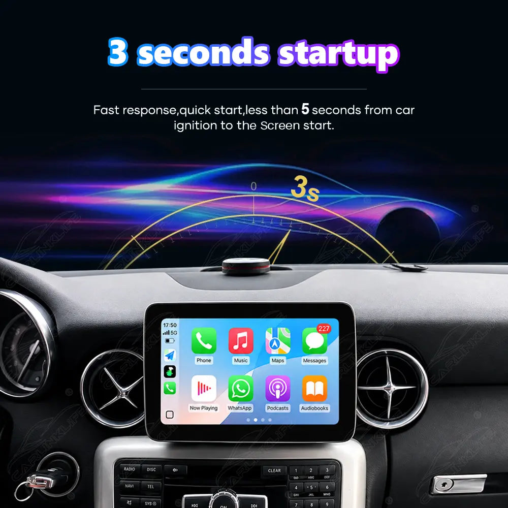 Mercedes-Benz SLK/SLC R172 & SL R231 (2013–2017) 8.4" Linux Screen Upgrade | Wireless CarPlay & Android Auto