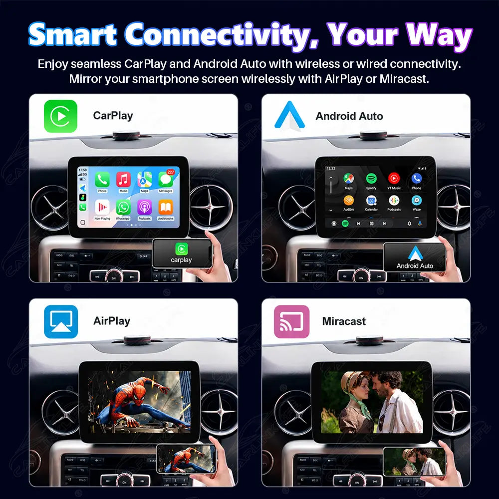 Mercedes-Benz SLK/SLC R172 & SL R231 (2013–2017) 8.4" Linux Screen Upgrade | Wireless CarPlay & Android Auto